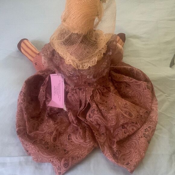 Vintage Muslin Cat Handmade Calico Cotton 27” Long - Picture 4 of 12